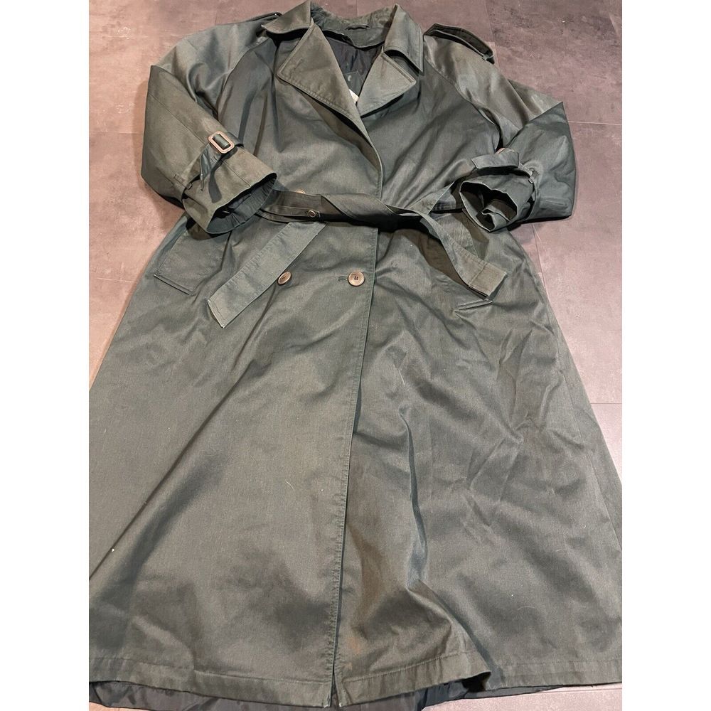 Worthington‎ Women's Double-breasted trenchcoat thermal light size 16 green